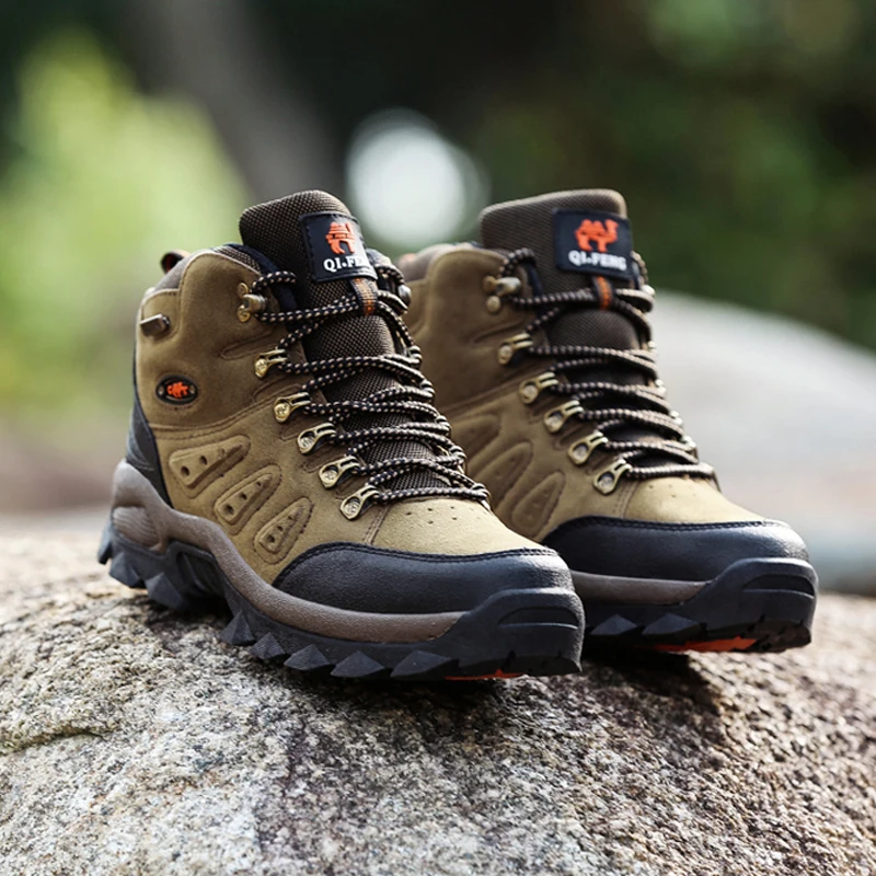 Hiking Shoes Outdoor Waterproof Hiking Boots Men Women Winter Shoes Walking Climbing Hiking Shoes Mountain Sport Boots Hunting Mens Sneakers hiking shoes