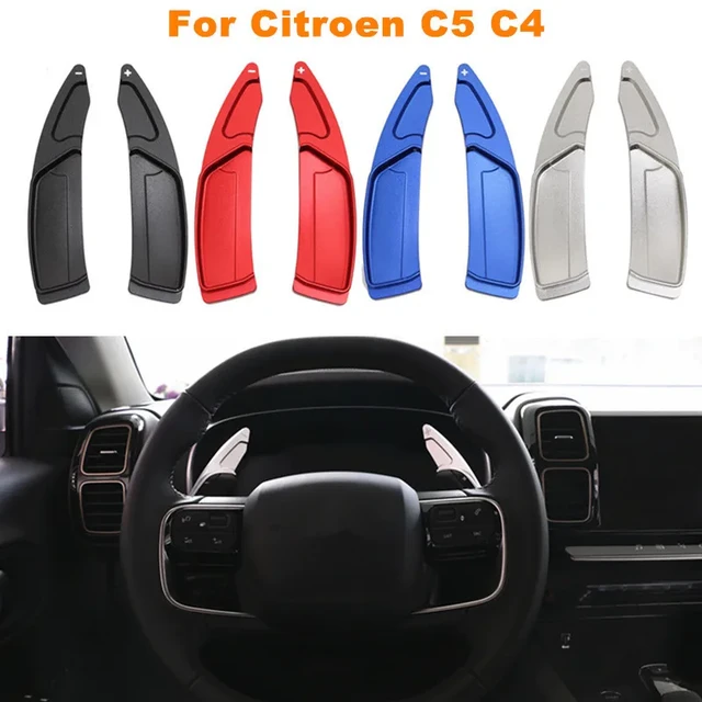 2x For Citroen C5 Aircross C4 Grand Picasso Berlingo Spacetourer Car  Steering Wheel Shift Paddles Shifter Extension Aluminium - AliExpress