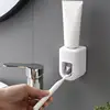 Removable Cleaning Lazy Toothpaste Holder Automatic Toothpaste Squeezer Hole-free Wall-mounted Bathroom Organizer Nordic Style 1
