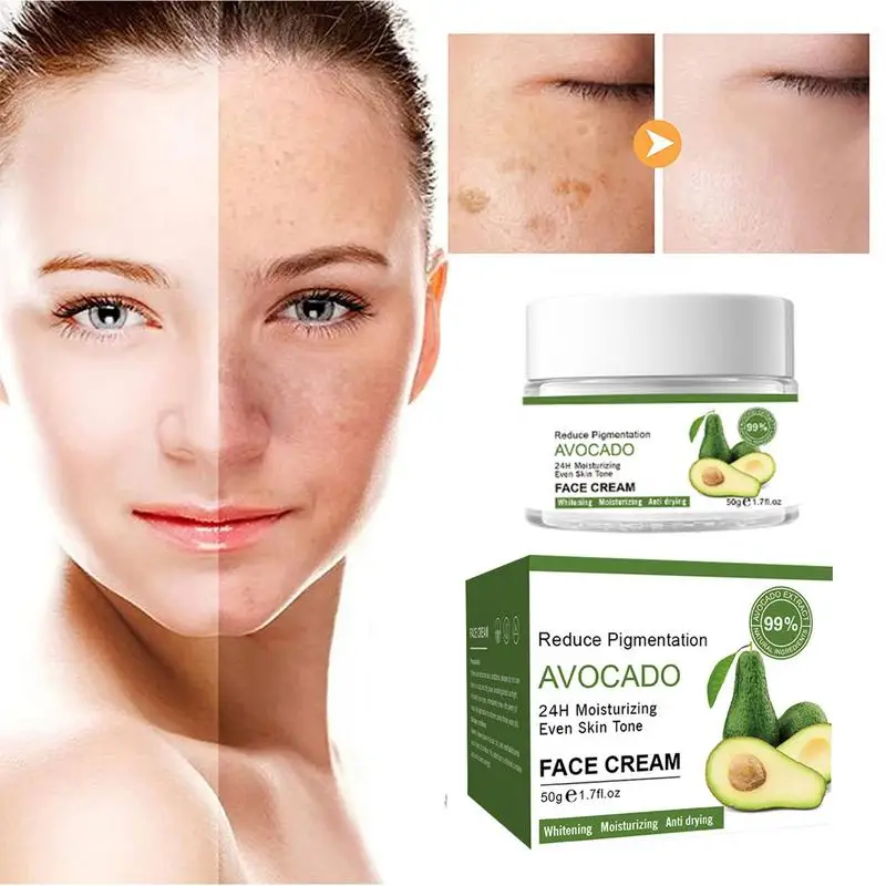 NEW 50g Avocado Cream Moisturizing Essence Brightening Rejuvenating Skin Refreshing Oil Control Face Cream Skin Care