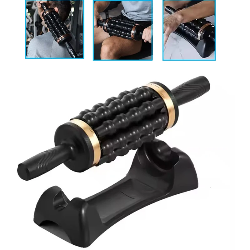 Hand Held Massager Relax Stress Massager for Muscle Rolling Percussive Massager Powered Muscle Roller Massager Whole Body Relax