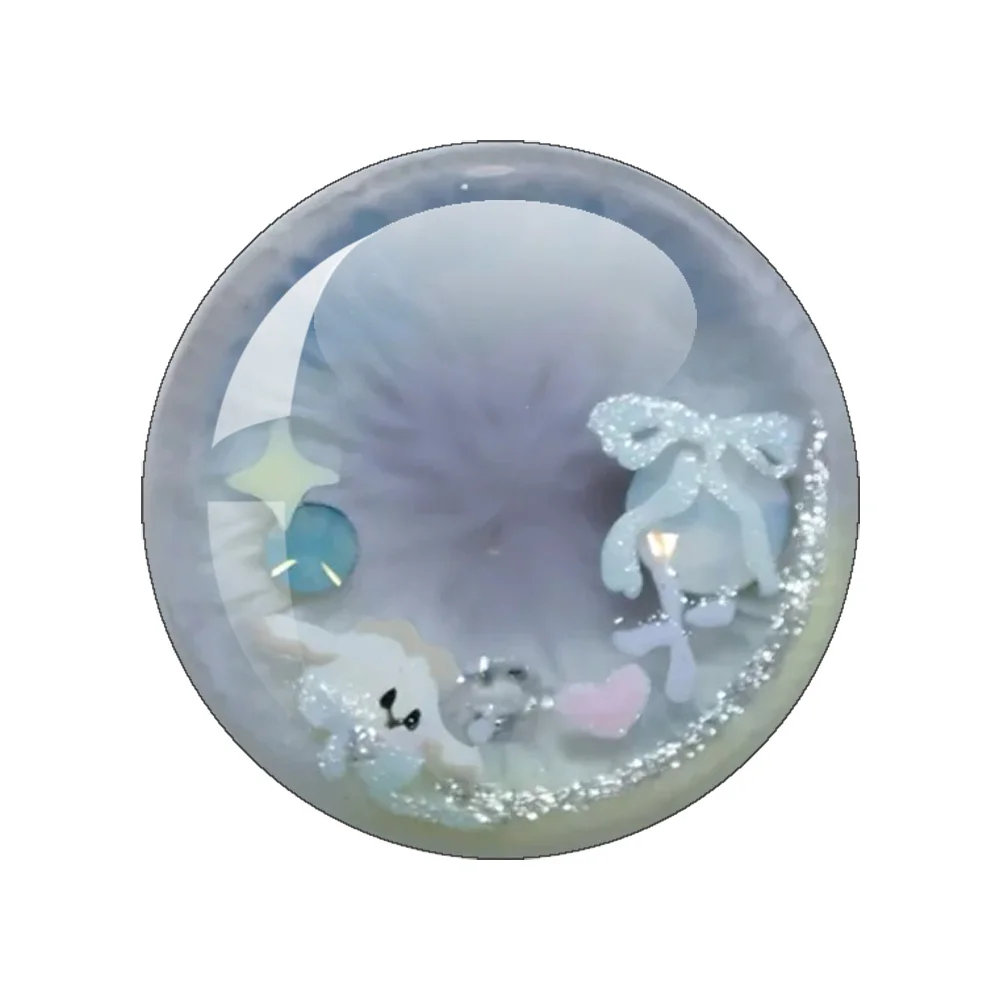 thumbnail image 1 of Ojos de cristal para muñecas, redondos, de 10 a 40 mm, con forma de cúpula, de dragón, para gato, accesorio de juguete para pupila, para muñecas Blyth, 1 of 5