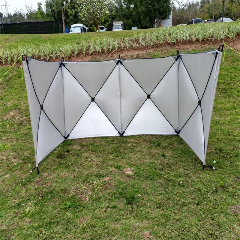 Folding Outdoor Camp Windscreen Shelter Gas Stove Burner Camping windshield screen Windbreak Wall Camping Windproof Shield