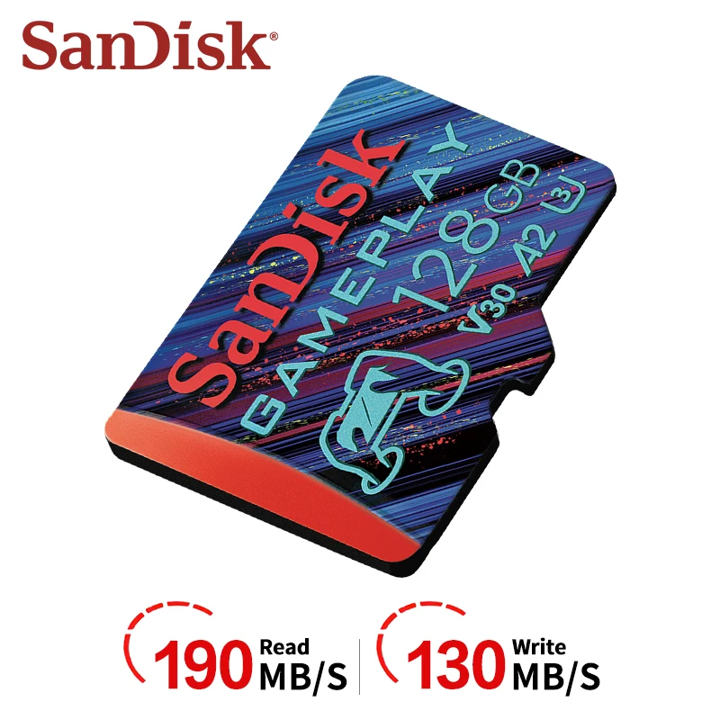 כרטיס זיכרון SanDisk Original GamePlay microSD C10 U3 V30 A2 1T 512G 256G 128G TF עבור 4K Gopro Nintendo Switch Game Special