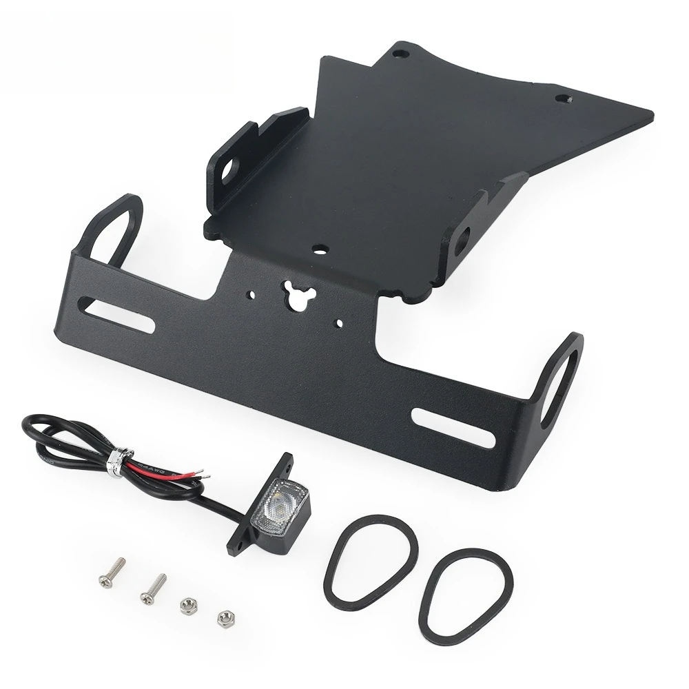 YAMAHA FZ6 FZ6N FZ6S 2004-2010 FZ6 N/S 번호판 홀더 LED 라이트 테일 티디 펜더 제거기 오토바이 액세서리