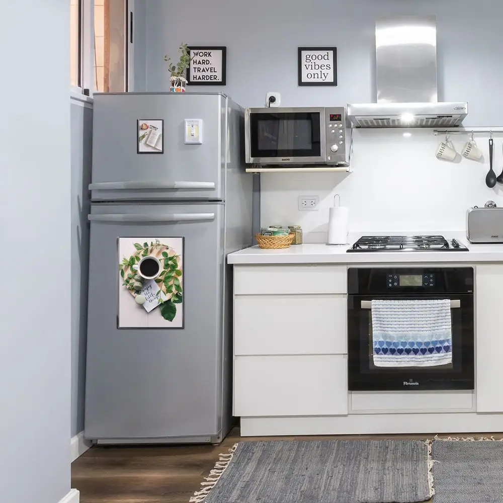 DIY magnetic photo frame for fridge refrigerator