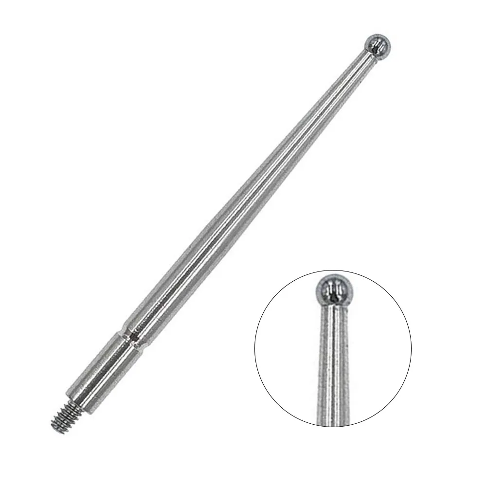 Contact Points For Dial Test Indicator 2mm Carbide Ball M1 6 Thread Shank 36 8mm Length For Enhanced Measurement Accuracy