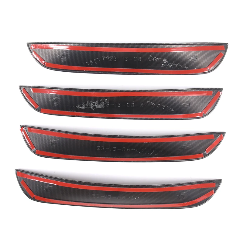 For BMW X1 U11 2023 2024 Car Styling Accessories Sticker ABS Carbon Fiber Exterior Door Bowl Decorative Sticker 3 For BMW X1 U11 2023 2024 Car Styling Accessories Sticker ABS Carbon Fiber Exterior Door Bowl Decorative Sticker 3