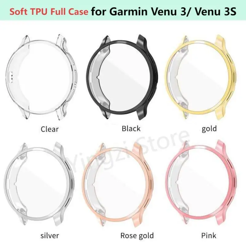 Durable Soft TPU Smart Watch Protective Bumper Case Cover
