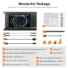 NanoVNA-H4 Vector Network Analyzer Lastest V4.3 10KHz-1.5GHz HF VHF UHF 4" Touch Screen Antenna Analyzer Ham Radio Measuring 6