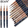 BQAN Marbled Nail Brush Gel Brush For Manicure Acrylic UV Gel Extension Pen Nail Polish Painting Drawing Brush Liner Nail Brush 5