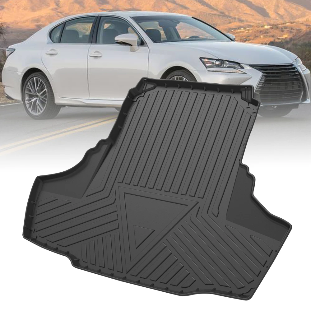 

TPE Car Trunk Mats For Lexus GS 2012 2013 2014 2015 2016 2017 2018 Storage Box Pad Trunk Rubber Cargo Liner Carpet Protect Cover