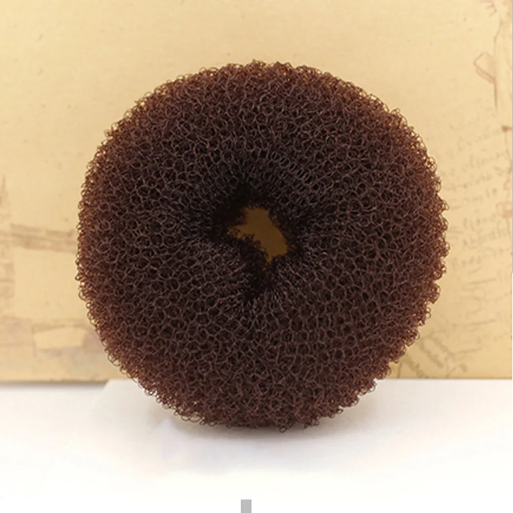 2 Pcs Bun Styler Donuts Hair Maker Form Shaping Ballet Accessories Nylon Silk Short Bride Long
