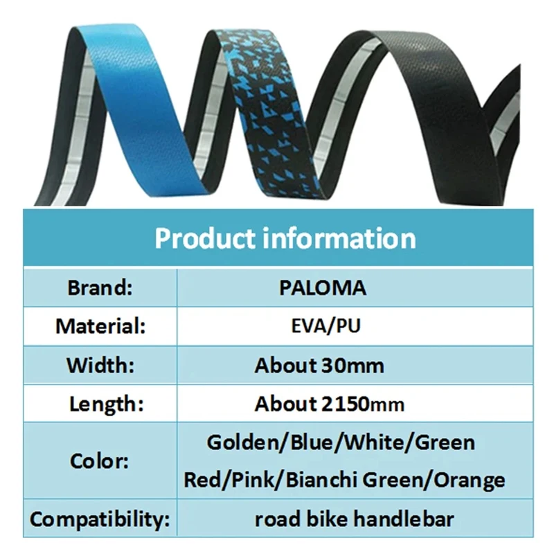 Road Bike Handlebar Tape Bicycle Handlebar Bike Accessory Bicycle Grips Bicycle Fixing Band Road Bike Tapes Bicycle Handlebar Tape EVA PU Breathable Non-Slip Road Racing Bicycle Handle Bar Wraps Band Accessories