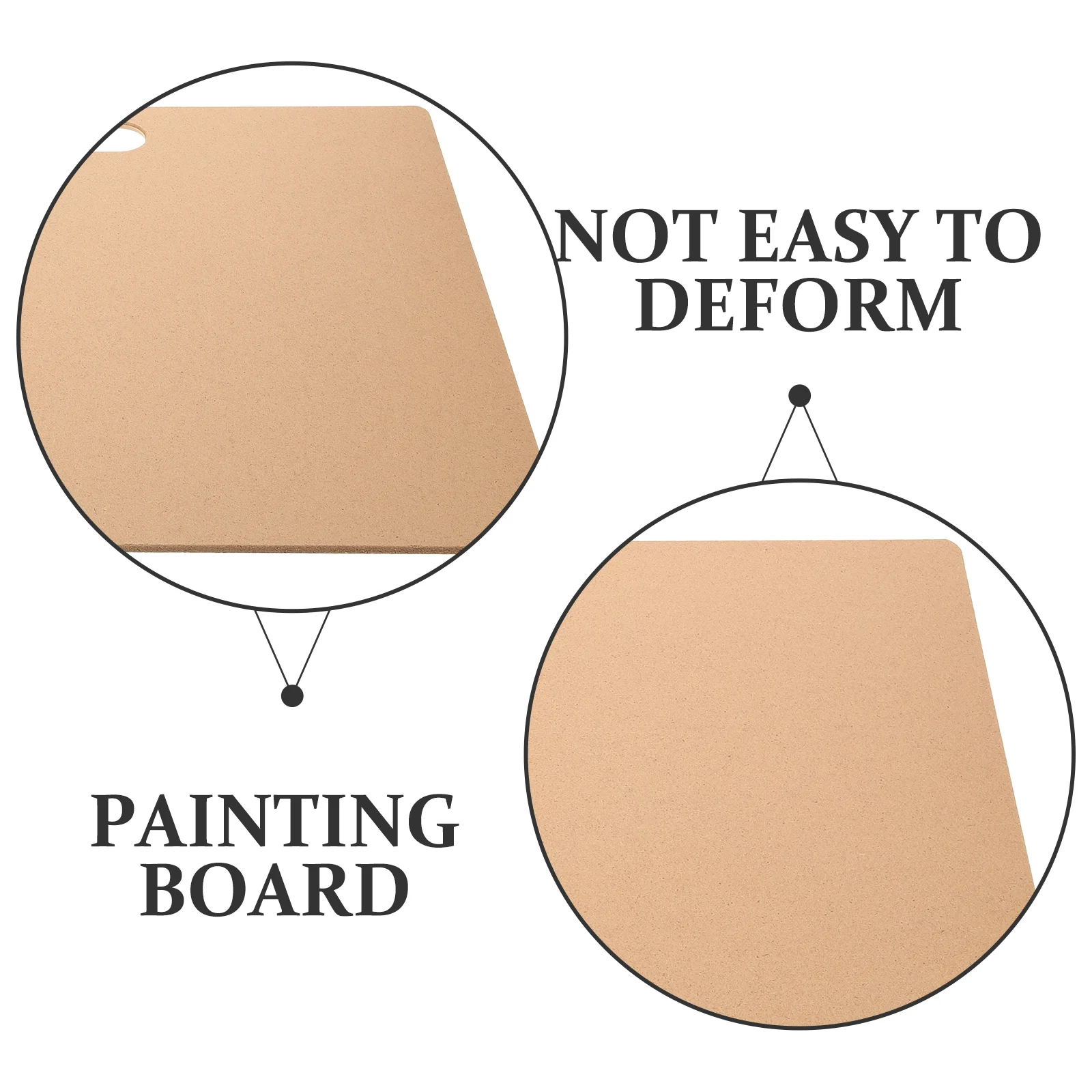 Portable Lightweight Wooden Painting Board Artist Sketch Easel Drawing Boards Home Tool Oil Painting Board Art Supplies Student