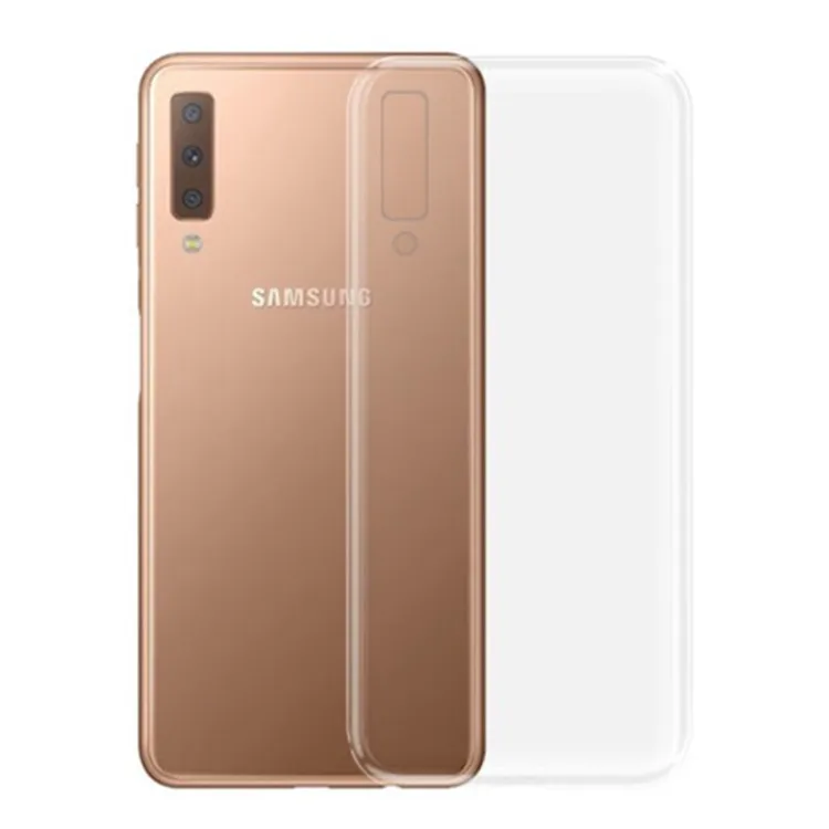 Fall für samsung galaxy a7 2018 a750 a750f ultra dünne transparente klare hülle für samsung a7 2018 weiche kristall hülle – Detail 1