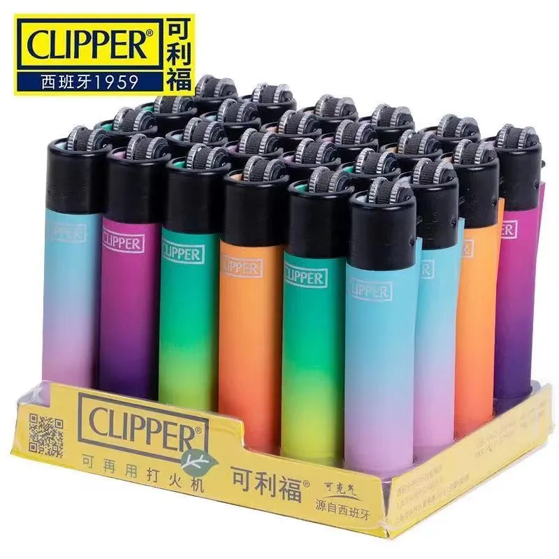 

CLIPPER-Шлифовальный круг Бутановый зажигалкаИнтересный рисунок личности Многоразовая газовая зажигалка Коллекция Подарок, Оригинал, 1 коробка