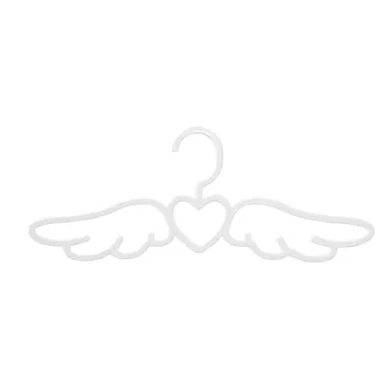 Cabides coração e asas de anjo 5 peças