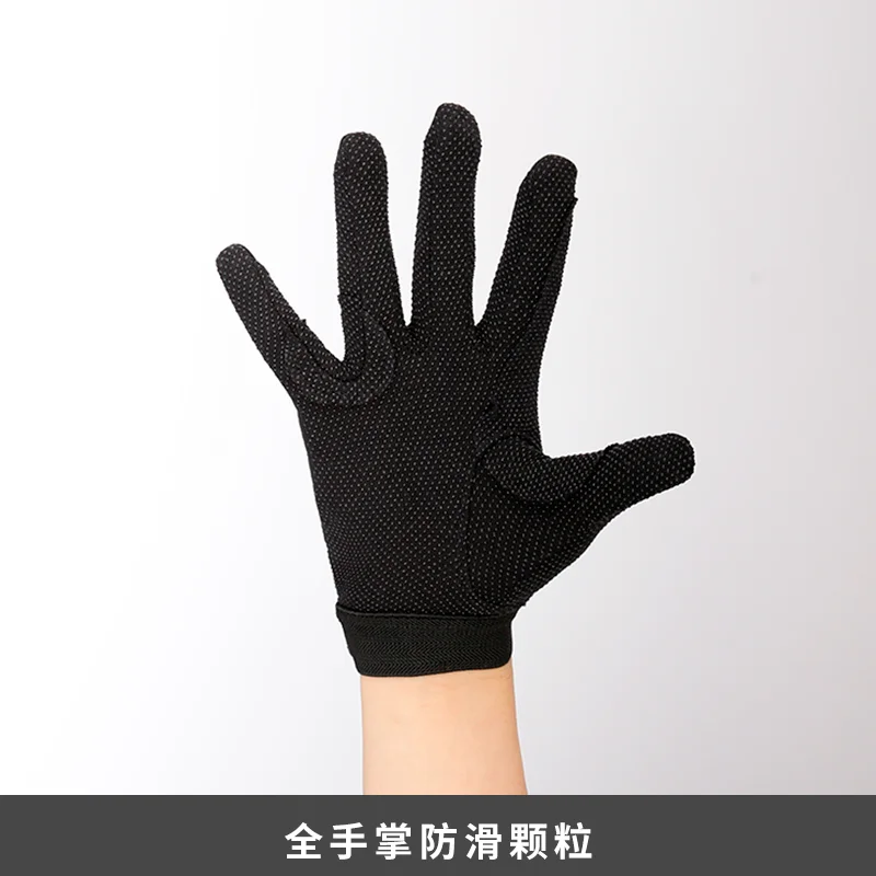 Cavassion anti-slip equestrian gloves when riding horses outdoor sports 4