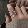 New Simple Daisy Flower Ring For Women Fashionable Personalized Daily Accessory Party Jewelry Birthday Anniversary Gifts