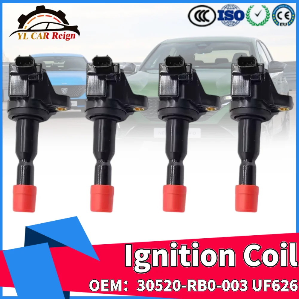 Set of 4 PCS Ignition Coils for 2011 2012 2013 2014 2015 2016 HONDA CR-Z UF626