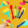 6pcs Bundle New Creative 3D Plasticine Tools Playdough Kit Color Play Dough Model Tool Toys Clay Moulds Deluxe Set 1