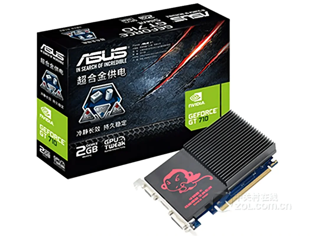 best graphics card for gaming pc Asus original gt710-sl-2g placa gráfica silenciosa hdmi dvi vga ddr3 2gb gt730 gt750 gaming card for pc