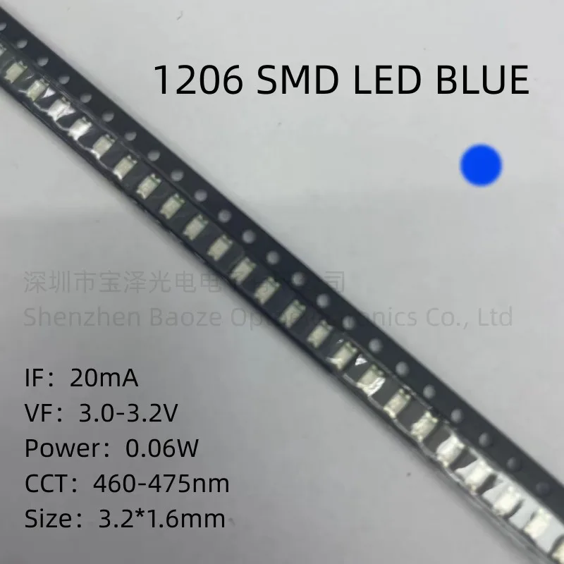 SMD LED Typ WTN-1206 Bauart 1206 Leuchtdioden LEDs in Sets