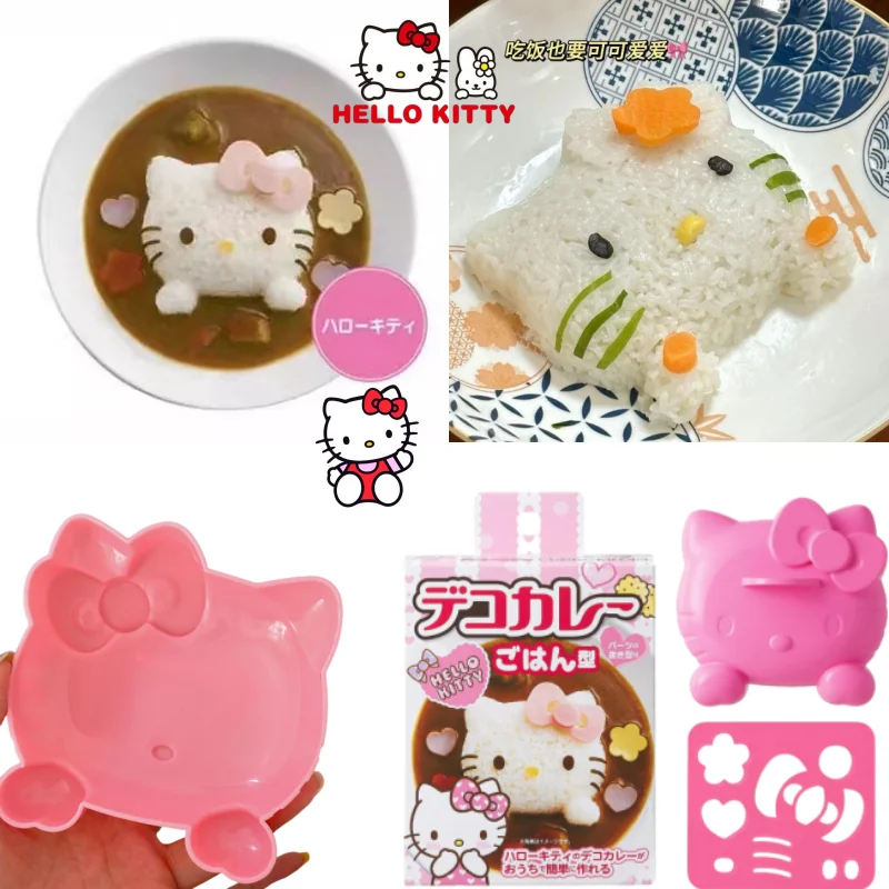 HelloKitty Reis Ball Form Kawaii DIY Sushi Form Onigiri Kreative Kt Katze Küche Curry Reis Sushi Machen Werkzeuge Bento Zubehör