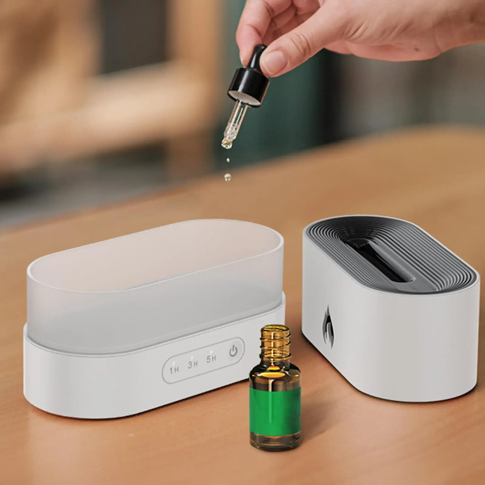 250ml Car Flame Air Humidifier Essential Oil Diffuser Aroma Ultrasonic Mist Maker Aromatherapy Humidifiers Diffusers Fragrance
