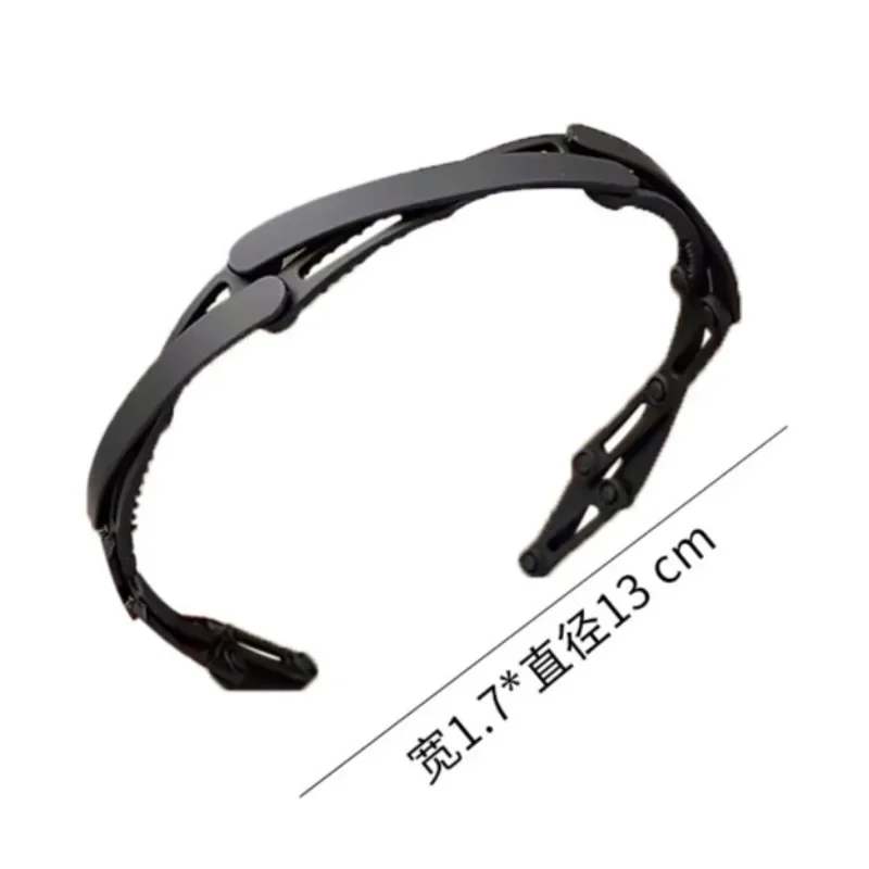 Portable Folding Hair Band Women Solid Color Non-Slip Headband Korean Face Wash Hairband Girls Hair Accessories