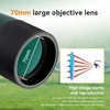 SVBONY 50/60/70/80 Spotting Scope Zoom Telescope Powerful  Waterproof Long Range PORRO Prism for Shooting camping equipment 5