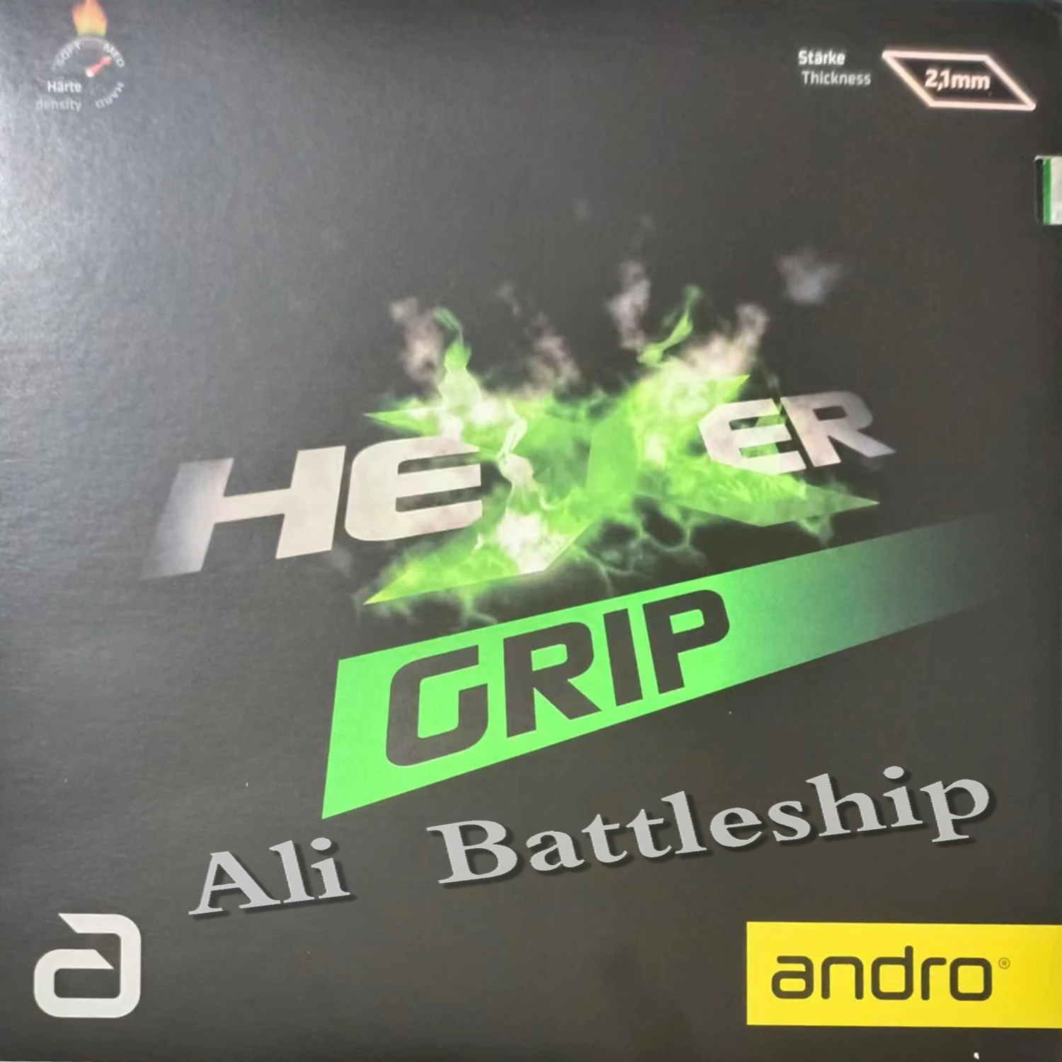 Andro Belag Hexer Grip SFX Rot 1,7 Mm - Tischtennis