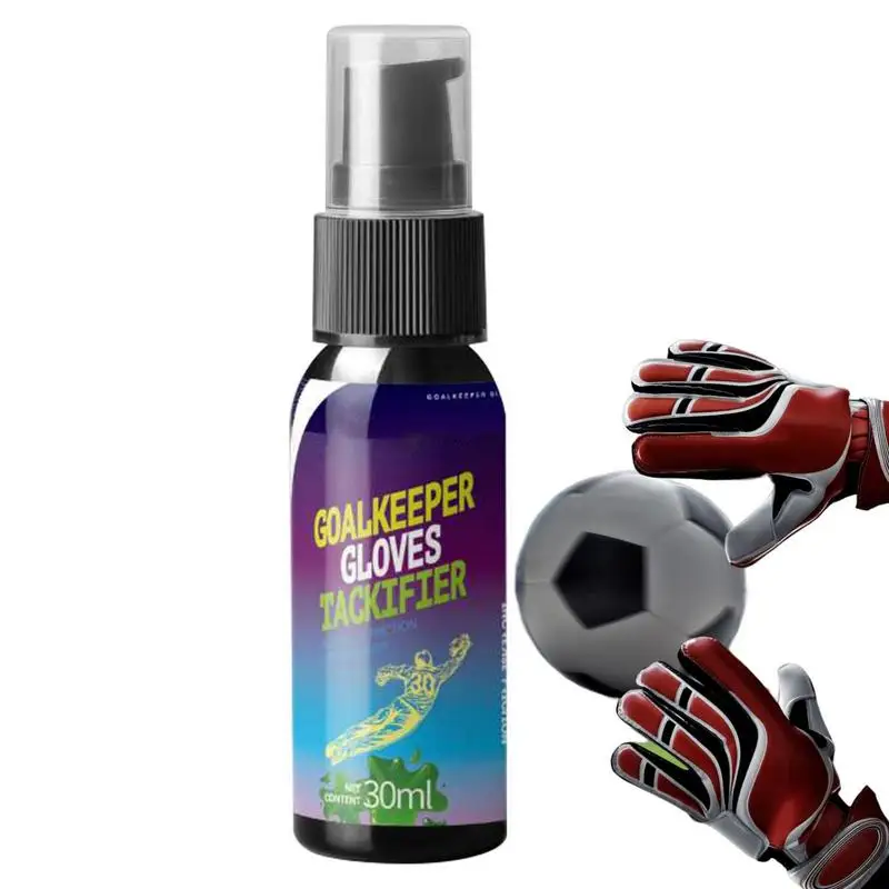 30ml Football Gloves Anti-slip Spray Grip Boost Spray Goalkeeper Glove Tackifier Enhance Sticky Football Training Accessories