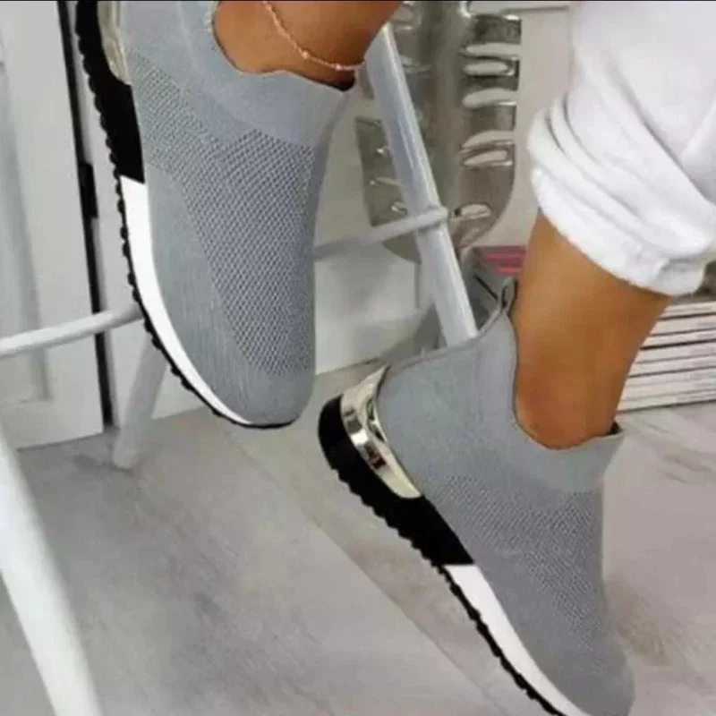 Solid Sports Women Color Runing Outdoor Shoes Mesh Breathable Shoes Women's Work Women's Max Cushioning Wide Sneaker 5