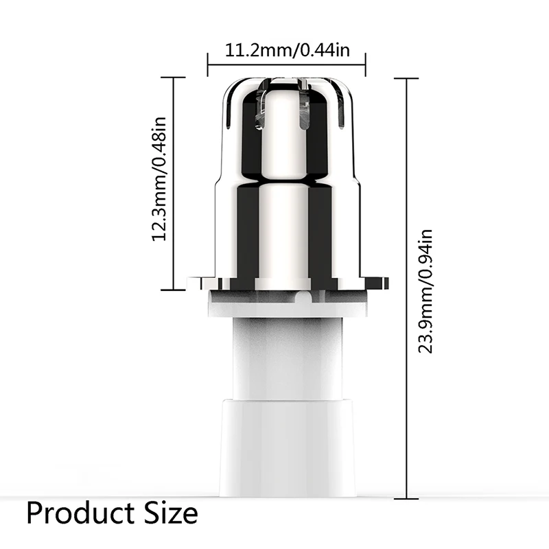 1/2 stücke Nase Trimmer Köpfe Nase Haar Cutter Ersatz Kopf 3-in-1 Rasierer Zubehör – Detail 22