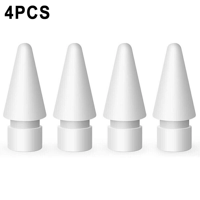 

Tips Replacement For Pencil 1st Gen 2nd Gen Pen Nibs For iPad Pro 4 Pack Easy To Install Suitable For Replacing Pencil Tips