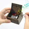 Wooden Hand Cranked Falling In Love Music Box Lover Valentine Day Gifts Birthday Present Wooden Music Box 3
