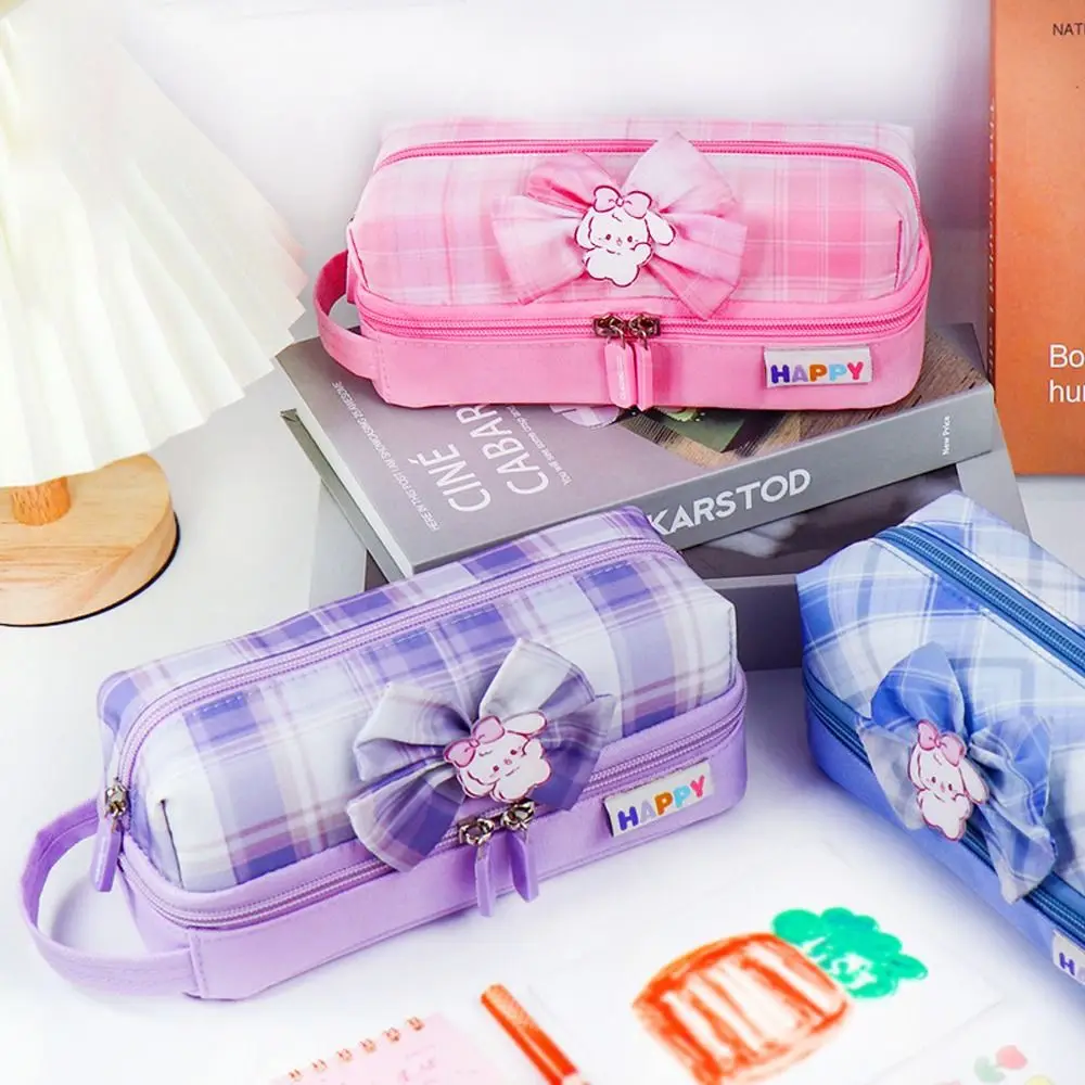 

Ручка-карандаш с бантом большой емкости