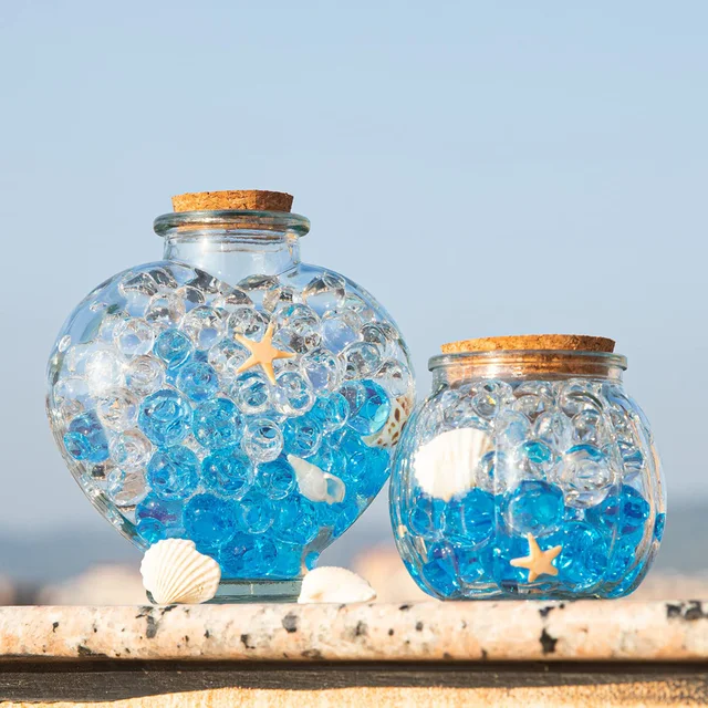 Sfere di cristallo crescita assorbibile ad acqua giocattoli per bambini  decorazione della casa palline di idrogel riempitore di piante in vaso  palla gonfiata ad acqua - AliExpress