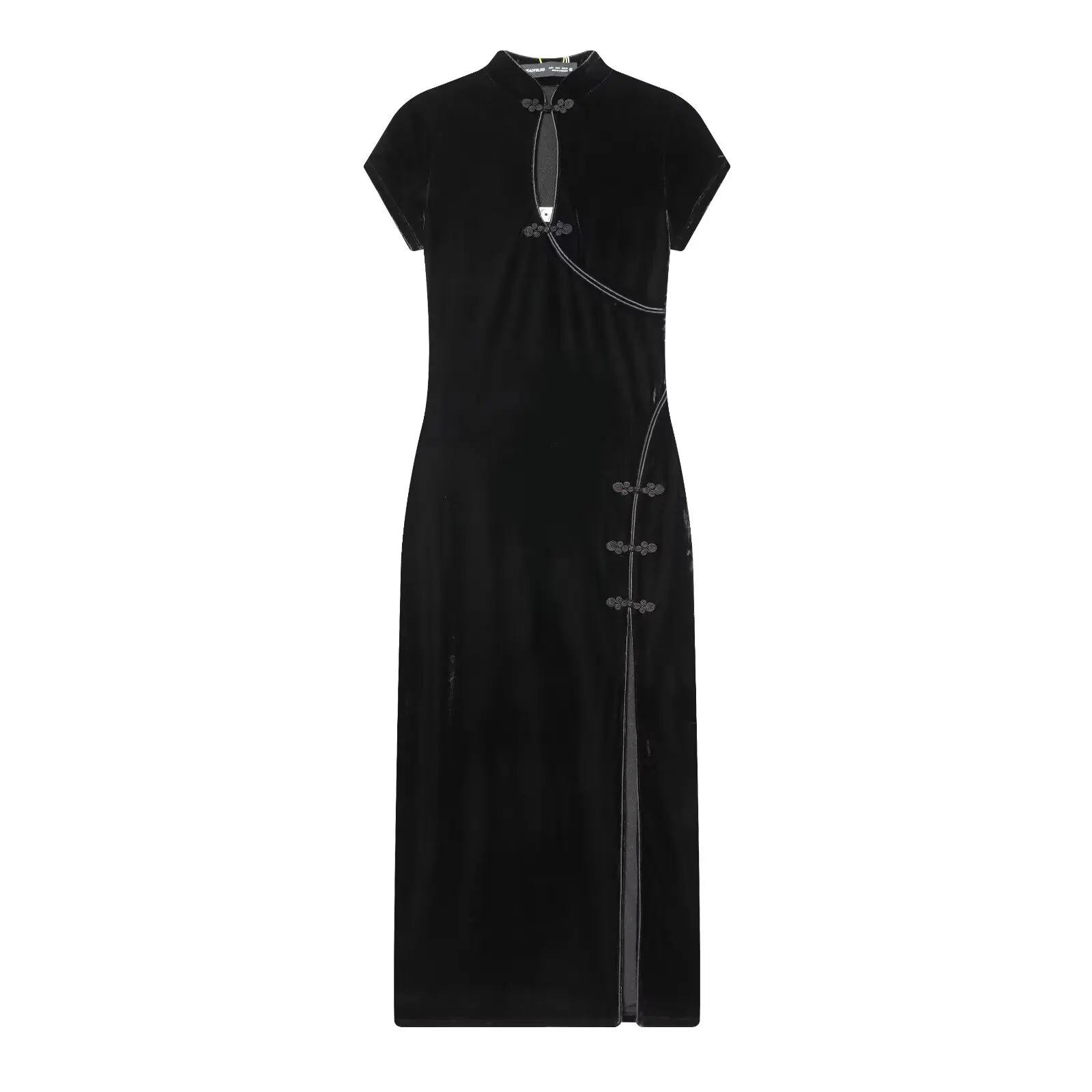 Women's Dress 2025 Autumn New Chinese Style Cheongsam Long Dresses For Women Chic Fashion Velvet Slim Elegant Dress ﻿