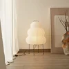 Japanese Design Akari Noguchi Yong Table Lamp White Rice Paper Decorative Desk Lights for Bedroom Living/Dining Room Study Loft 1