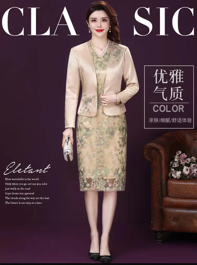 High Quality Womens Dress Suit Women Clothing Dress Suit Autumn 2