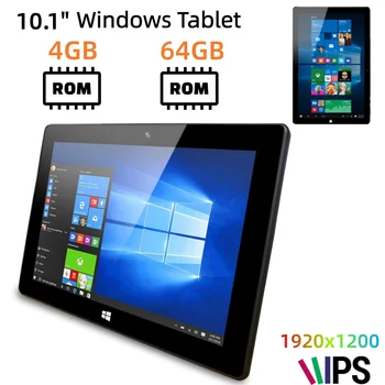 Tablet PC EZpad 64bit Windows 10 da 10.1 Pollici, CPU Intel Z8350, 4GB RAM, 64GB ROM, Risoluzione Schermo 1920x1200, Batteria 6500mAh, Porta HD-MI