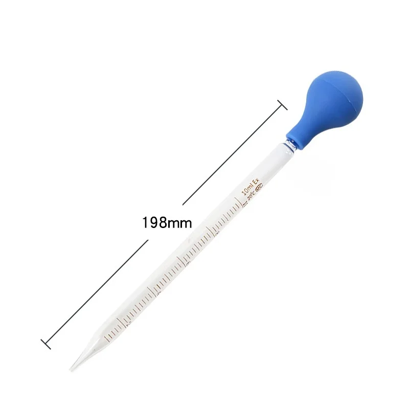 Glass dropper plastic head dropper