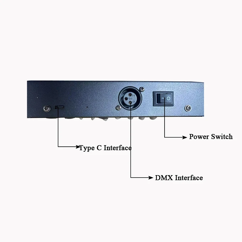 LED Mini Dmx48 Controller DJ Disco Par Luce Teste mobili Effetto Luce Console Attrezzatura per luci da palco per spettacoli di bar di illuminazione per feste - immagine 6