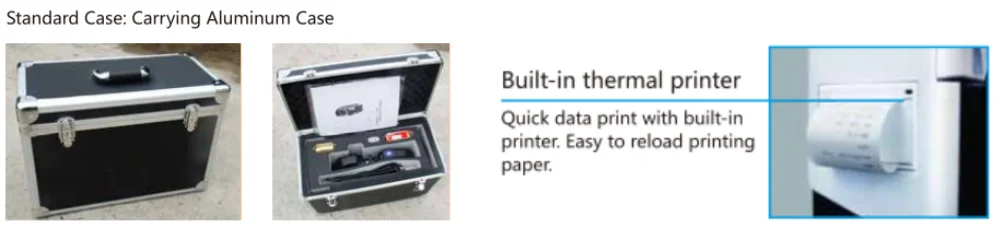 JD2600B Digital Auto Lensmeter with 5.6'' Colorful Touch Screen Optical Lensometer Focimeter Aluminum Box