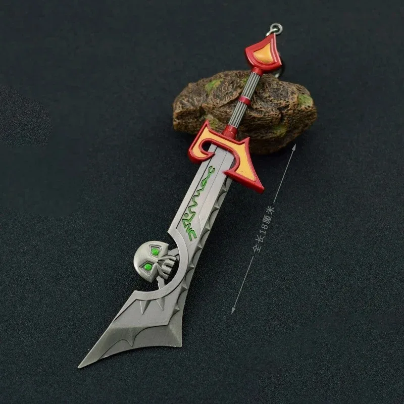18cm World of Warcraft Corrupted Ashbringer Magni Bronzebeard Tirion Fordring Metal Game Peripheral Blade Model Gift Toys Boys 3