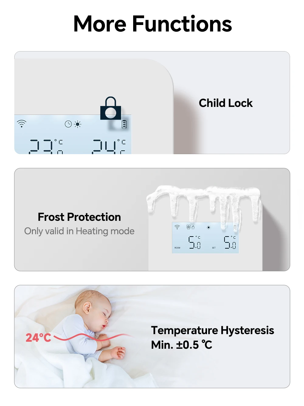 Smart Programmable Temperature Controller WiFi Wireless Thermostat for Gas Boile
