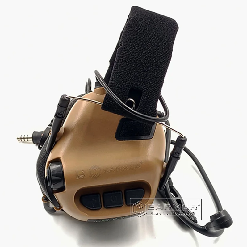 Earmor M32 Mod4 Military Shooting Earmouff With 360° Rotation Bracket Kit Fit For Fast Helmet Wendy M-lok Arc Helmet Diy Set